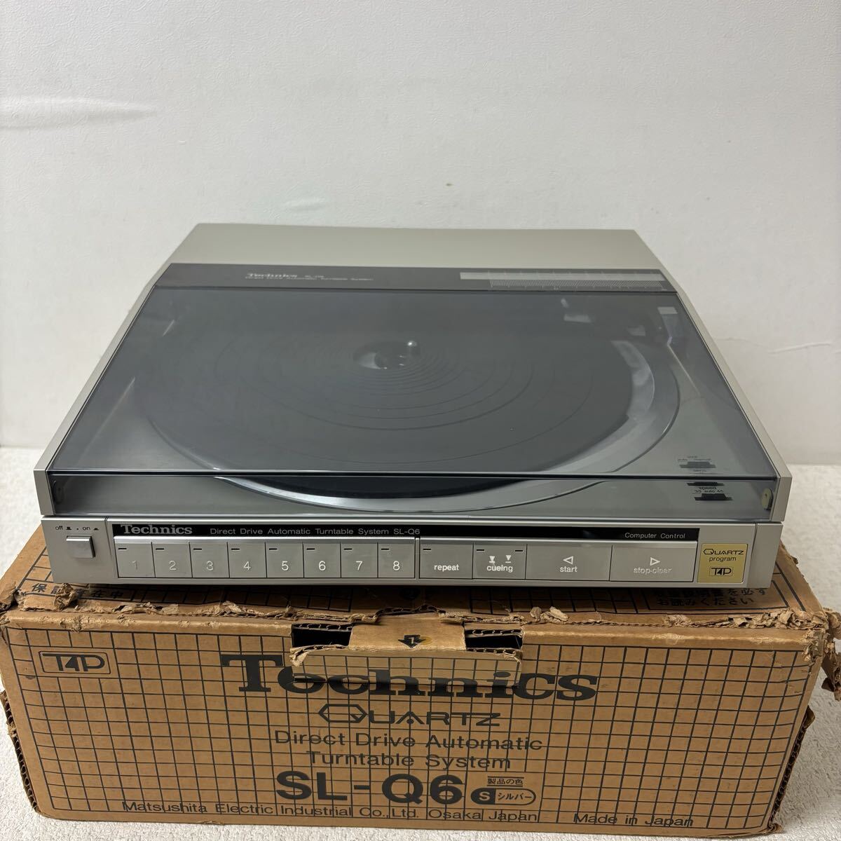 0419Q6 Technics テクニクス ターンテーブル レコードプレーヤー SL-Q6 S シルバー オーディオ機器