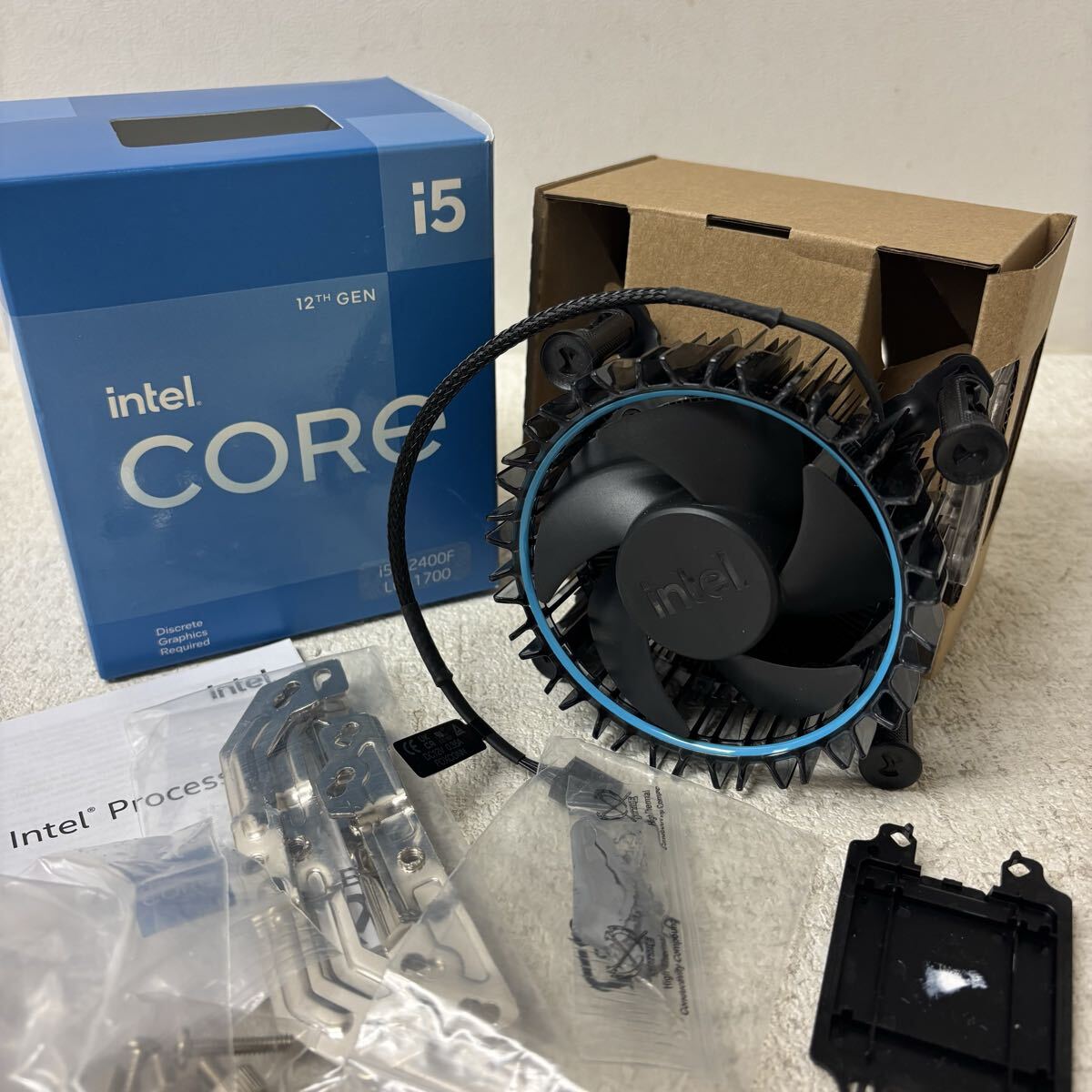 0419T6 【クーラーファンのみ】 intel CORE i5-12400F LGA1700 ファン クーラー インテル