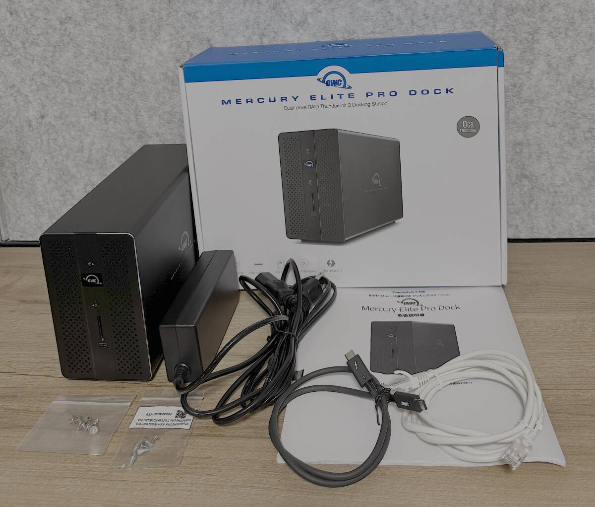 良品 ★ RAIDストレージ機能付き Thunderbolt 3対応ドッキングステーション OWC『 Mercury Elite Pro Dock 』★ 送料無料