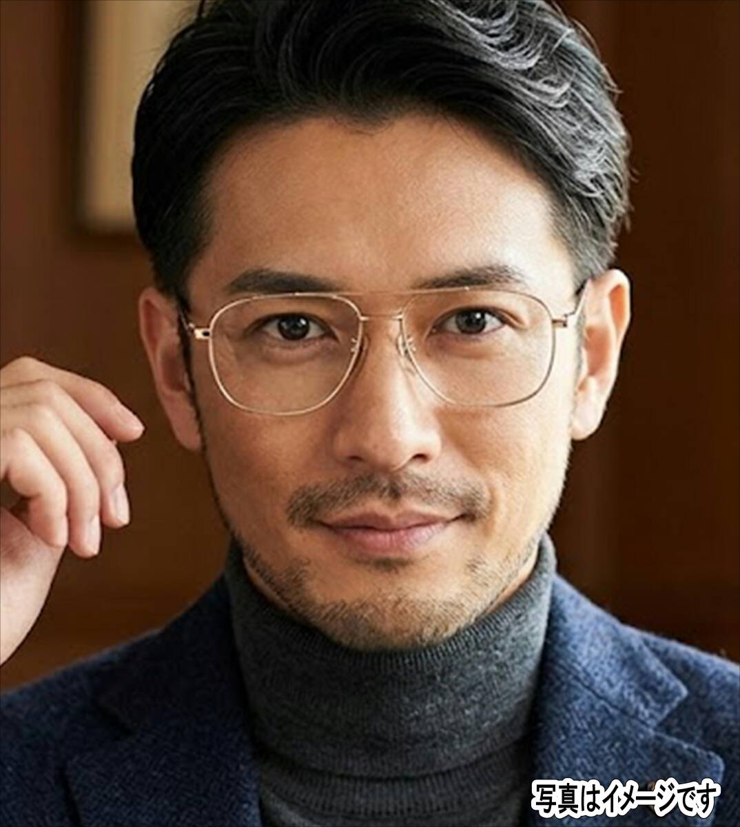 【極美品】REEF チタン製 ツーブリッジ/P-003/ ゴールド 日本製 RE-5872 軽量16g 大きめサイズ 激レア ヴィンテージ 新品未使用