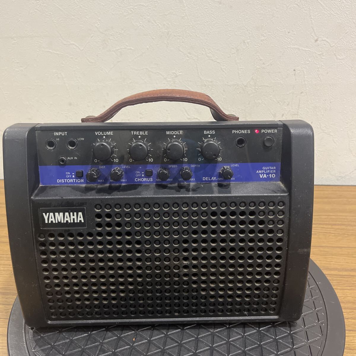 3L YAMAHA ギターアンプ/VA-10/通電確認済/動作未確認/コンボタイプ ブラック