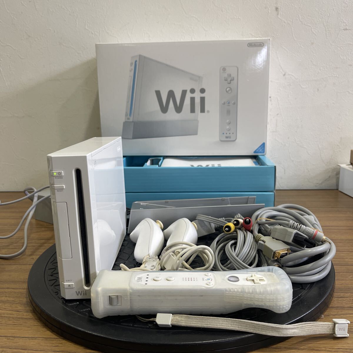 33L Wii Nintendo RVL-001（JPN） ホワイト ゲーム機 セット　通電OK