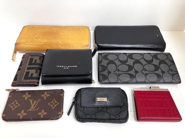 ☆１円～ 財布 コインケース キーケース まとめて ヴィトン/グッチ/フェンディ/コーチ/トミーヒルフィガー/バーバリー まとめて☆