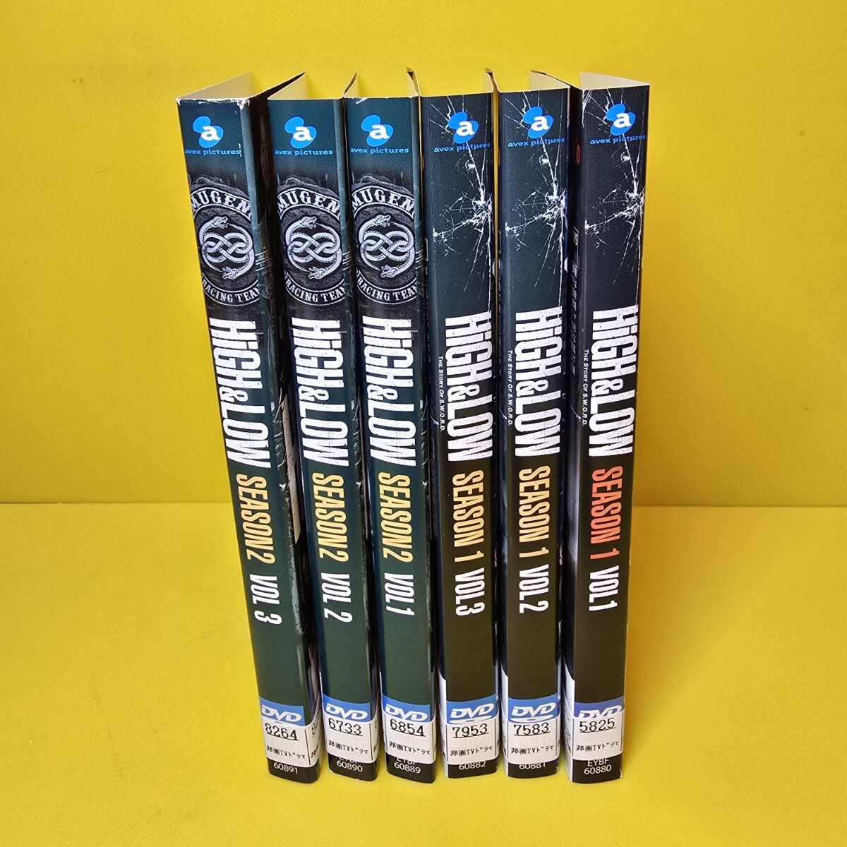 「HiGH&LOW SEASON1+2 DVD全6巻セット」