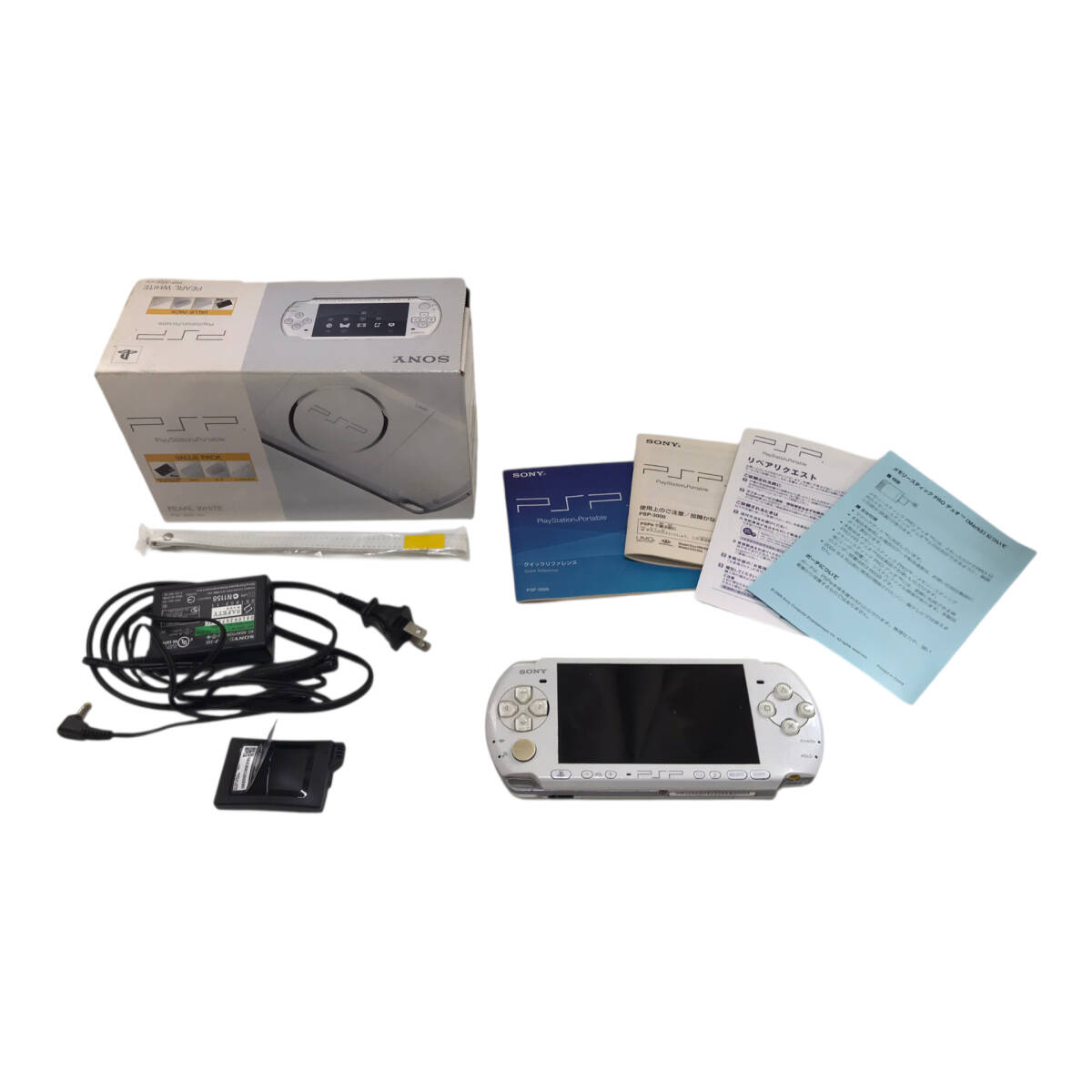 ジャンク PSP プレイステーション・ポータブル パール・ホワイト PSP-3000KPW