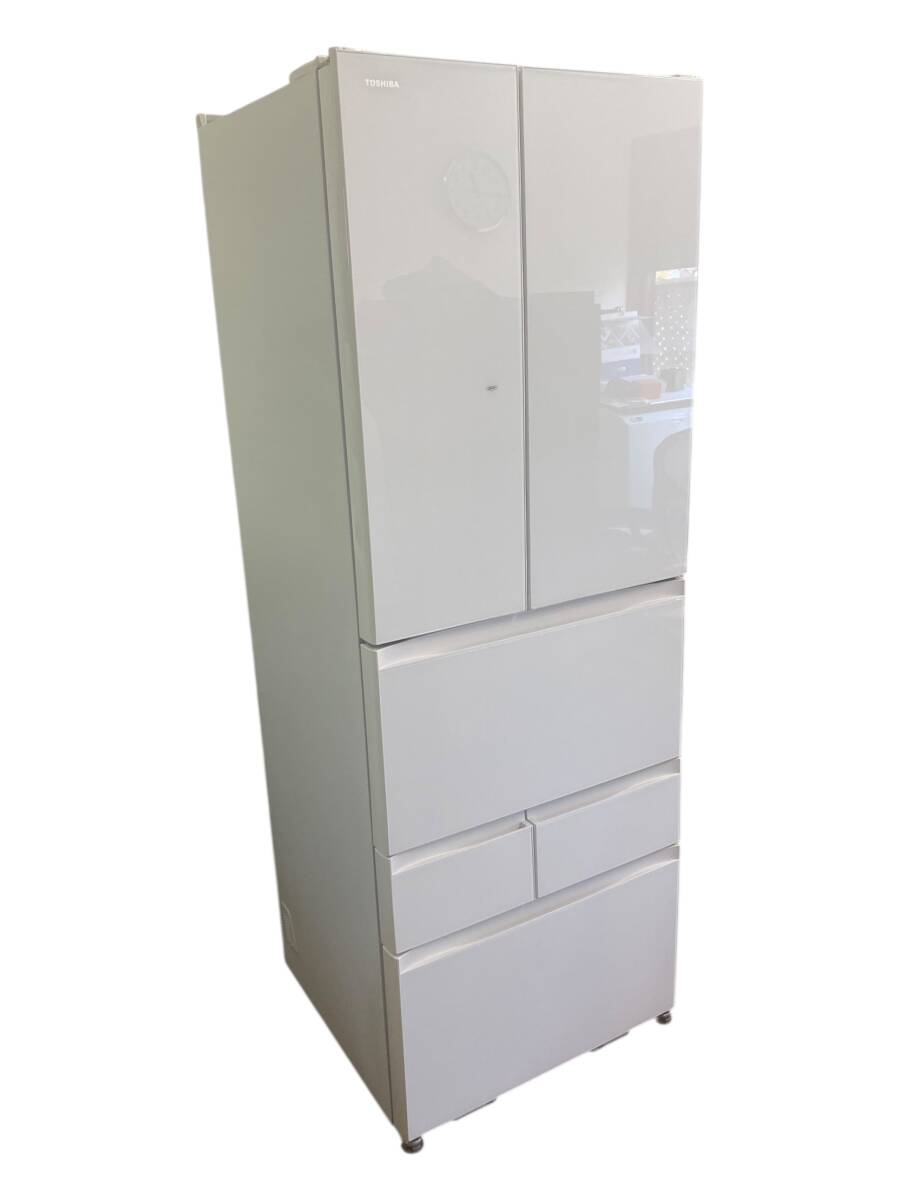 【直接引取歓迎！】TOSHIBA 東芝 冷蔵庫 6ドア 462L GR-P460FD(EW) 2019年製（埼玉県川越市）