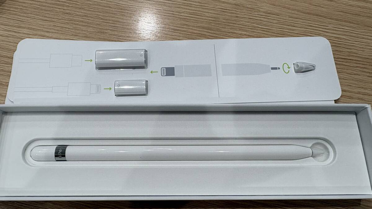 NN2237◆中古品 Apple Pencil アップルペンシル 第一世代 A1603 iPad周辺機器 箱付き 動作未確認 現状品