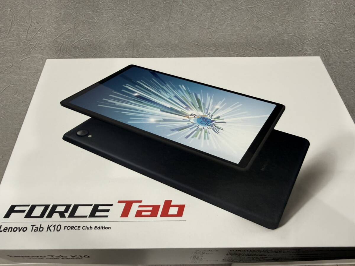 【FI2130】 Lenovo Tab K10 HA1LG09B FORCE Club Edition タブレット ブラック 動作品 純正充電器付き タブレット 動画視聴 現状品