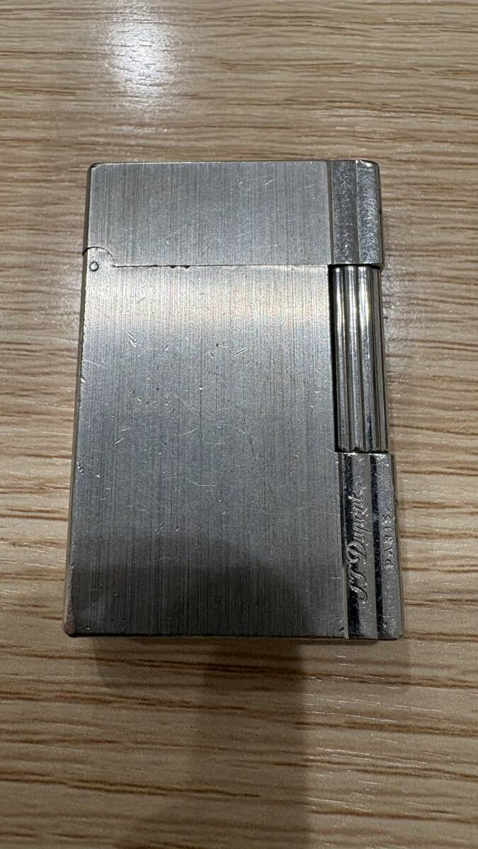 NN2312◆ S.T.DUPONT デュポン ギャッツビー ローラー式 ガスライター シルバーカラー 喫煙具 着火未確認 ジャンク 現状品