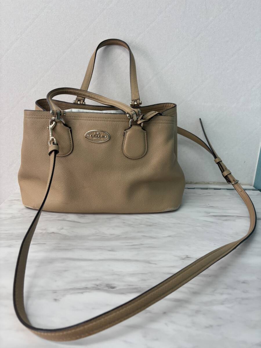 【F15830】COACH レザー 2Wayバッグ★ハンドバッグ ショルダーバッグ★K1405-34563★コーチ