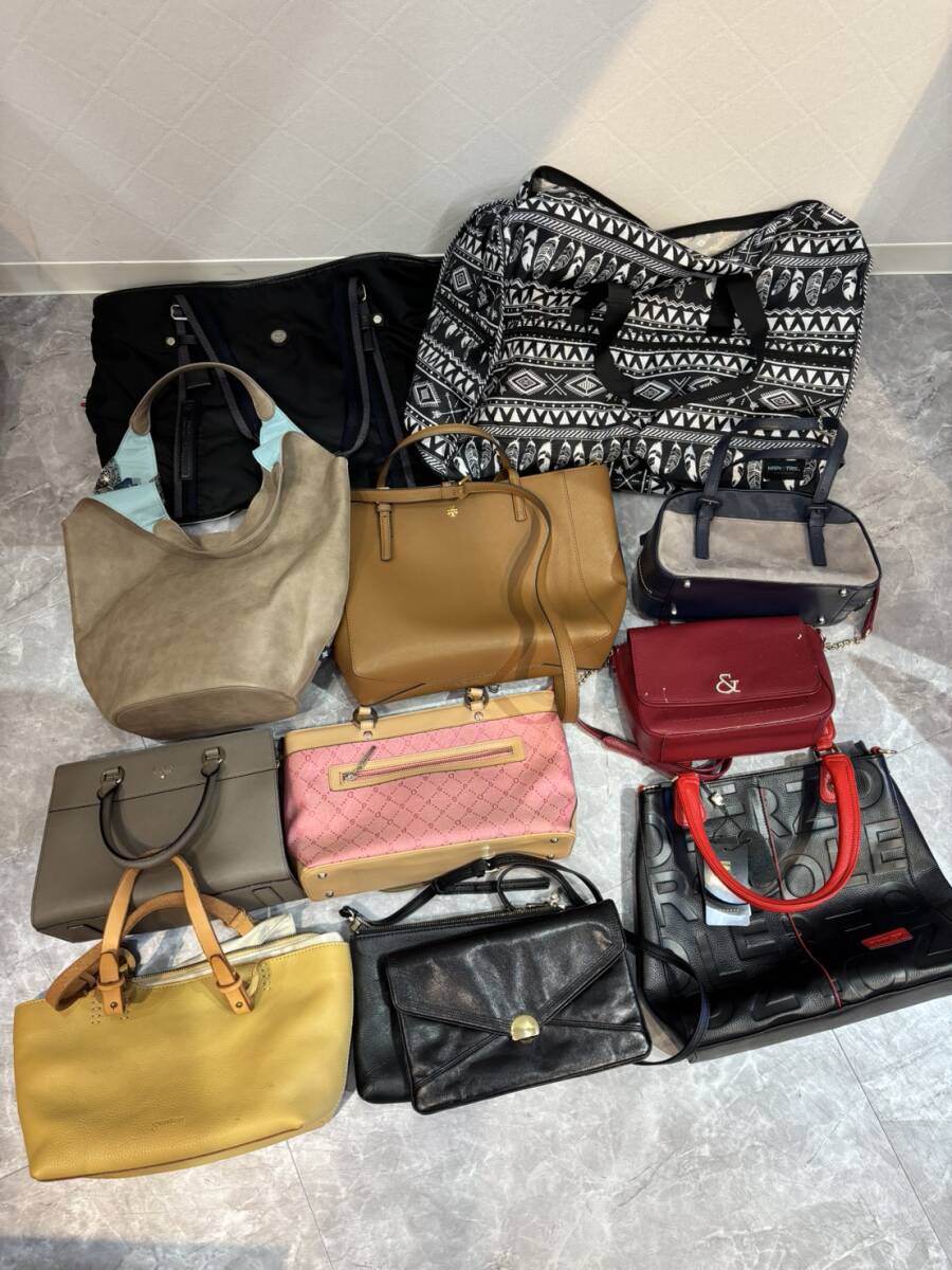 【SB14058a】整理品★ノーブランドバッグおまとめ 12点★トリーバーチ サマンサ ピンキー&ダイアン など★ハンドバッグ ショルダーバッグ