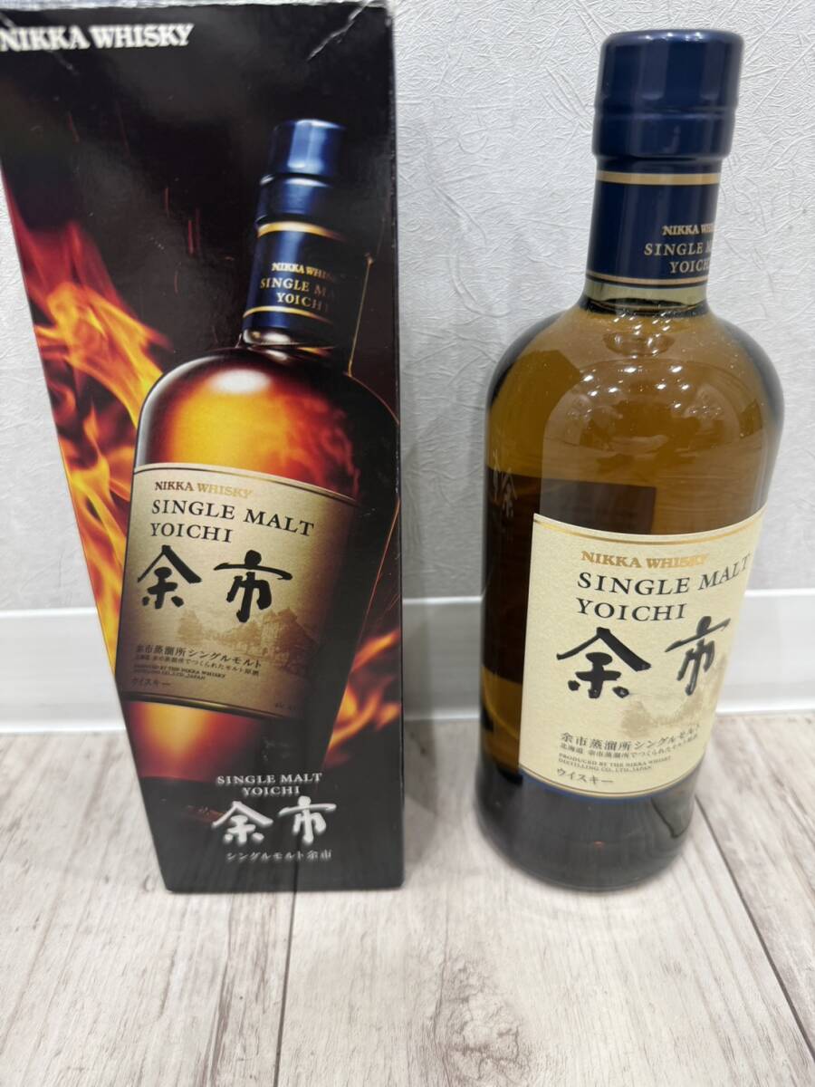 【FI2072】ウイスキー ニッカ 余市 シングルモルト 700ml 45% 未開栓　未使用品　現状品