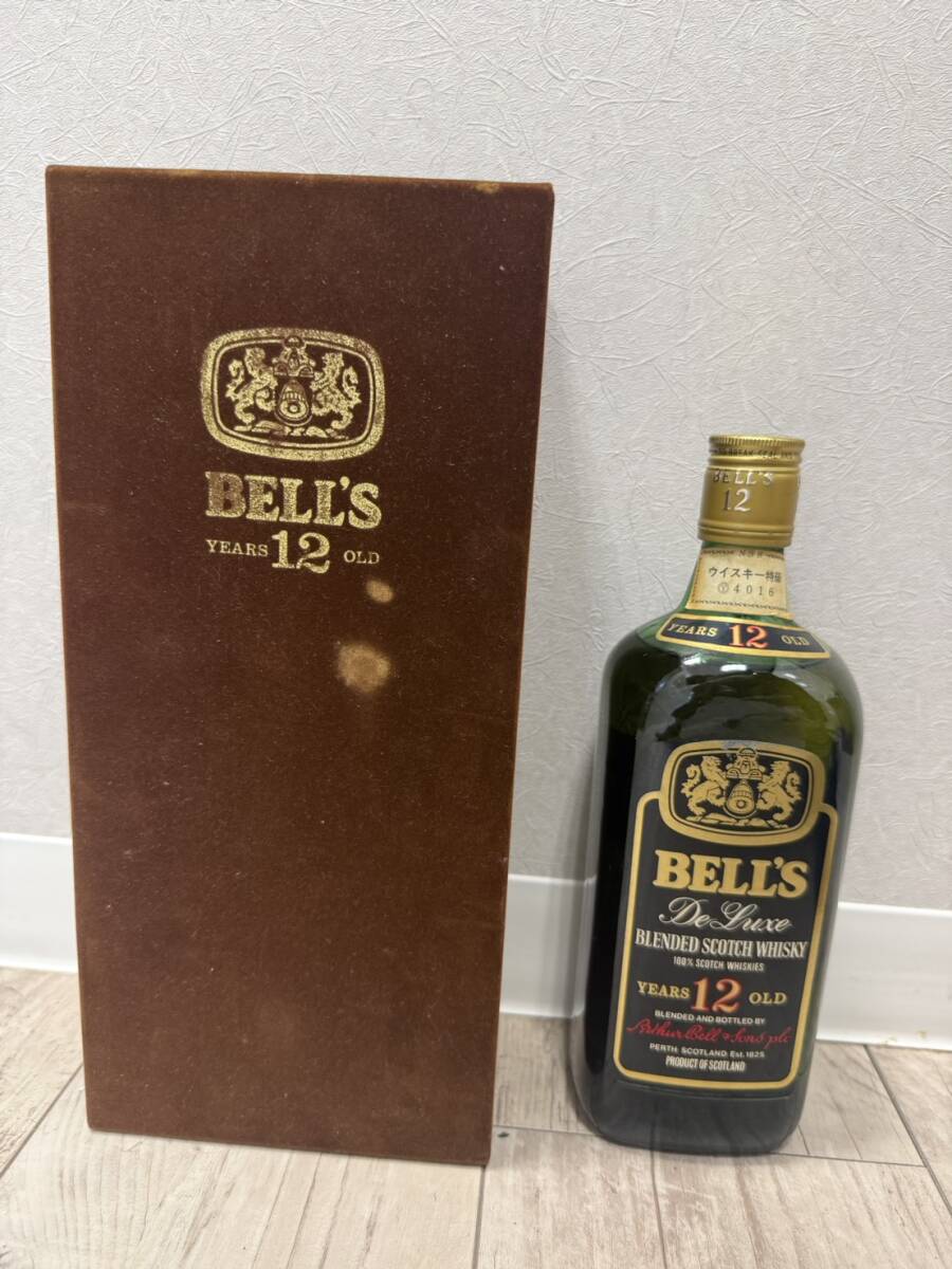 【KM299】ベルズ 12年 デラックス 750ml 43％ 箱 スコッチ　【未開栓】