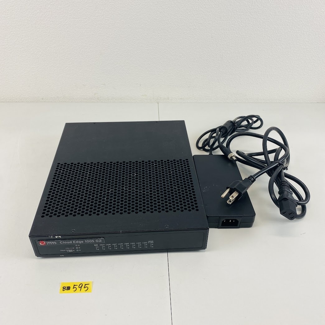 (ヤ)B■595【通電OK/コード付き】トレンドマイクロ Cloud Edge「CE 100 G2」次世代FW UTM ギガビット セキュリティルーター クラウドエッジ