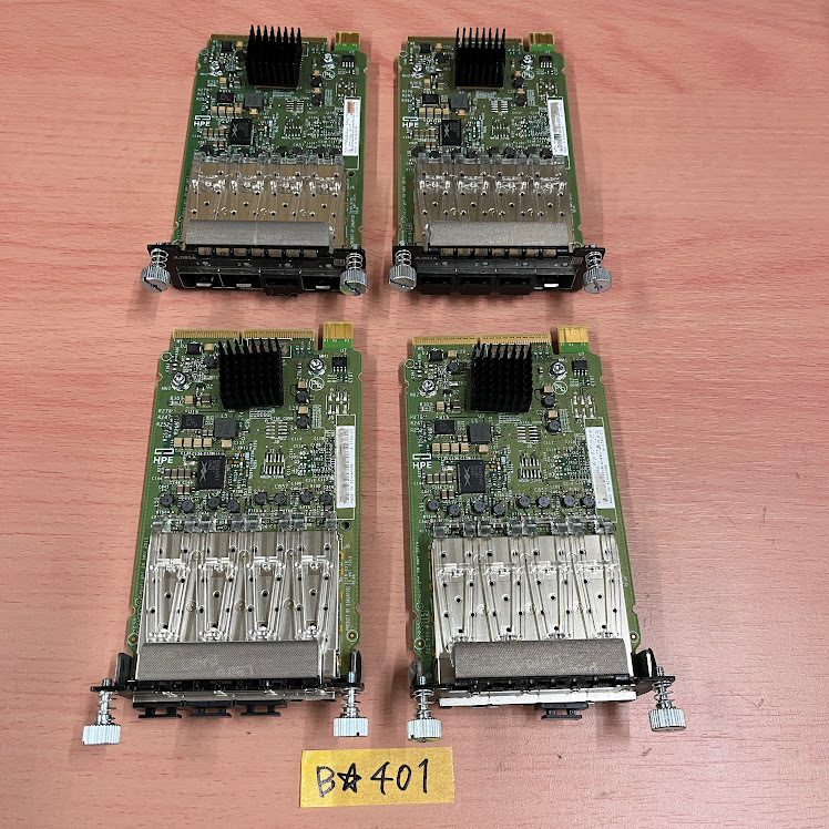 (ヤ)B☆401【詳細未確認／4台セット】HPE Aruba 10GbE SFP＋Ports 10スタックモジュール JL083A 基板 A-1740-D3 拡張ボード ネットワーク 