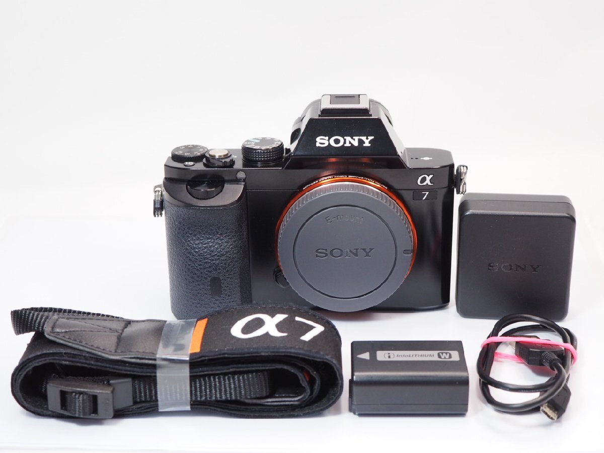 【 7919ショット 】SONY α7 ILCE-7 ボディー フルサイズ ミラーレス カメラ ソニー [管SO8993