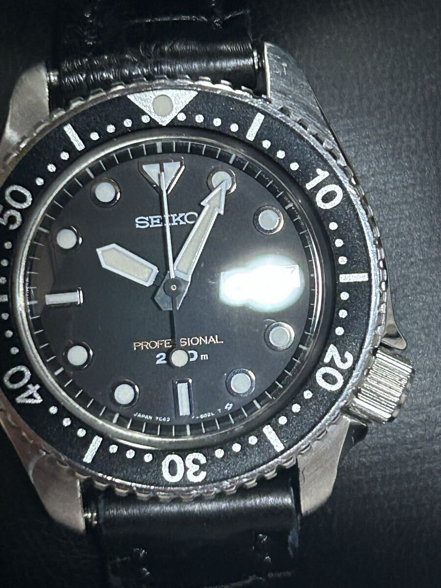 セイコーダイバーウォッチ 7C43 6010 プロフェッショナル ほぼデットストックです。 90年代 最終モデル 飽和潜水仕様
