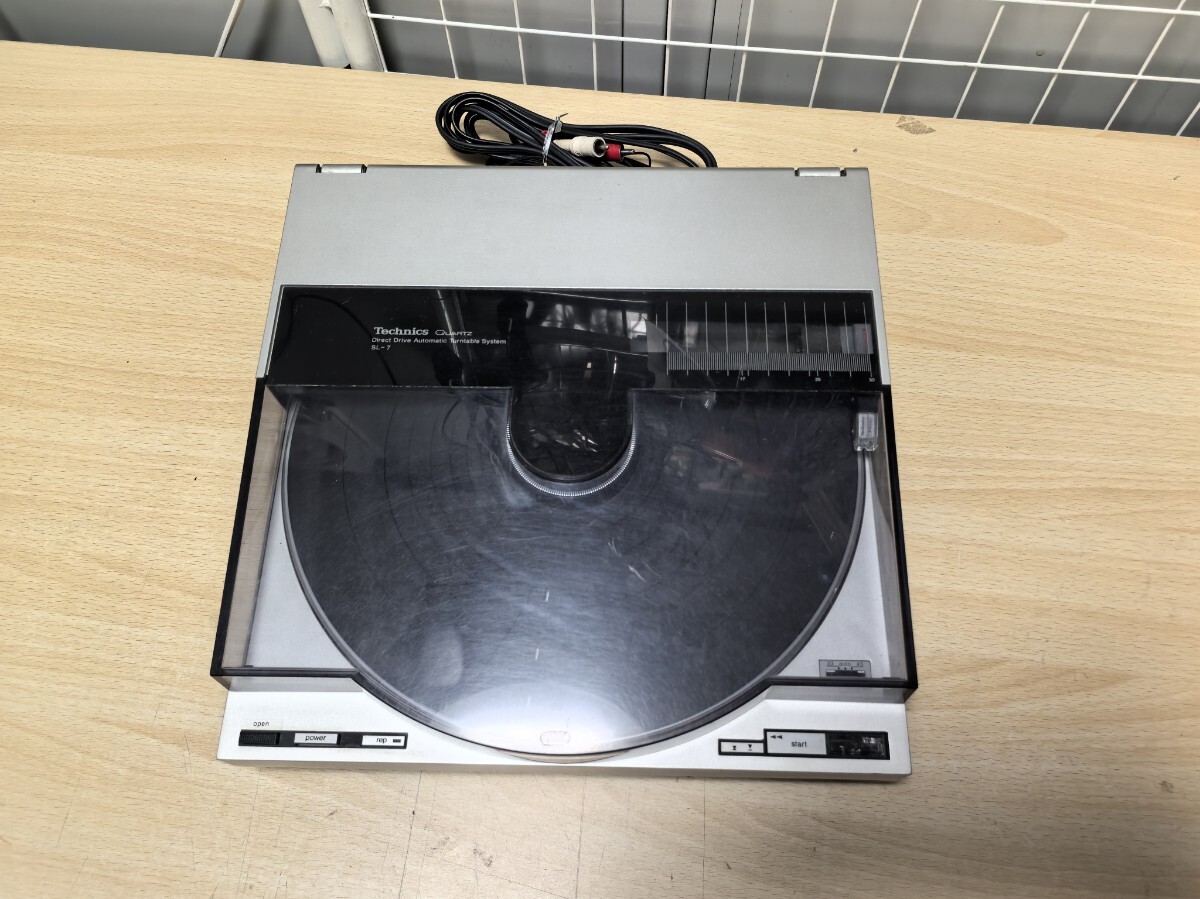 動画有り　 Technics テクニクス SL-7 ターンテーブル　通電OK　現状販売