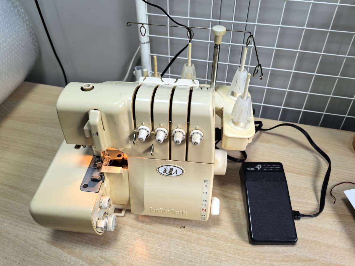 動画有り　JUKI ジューキ baby lock ベビーロック 衣縫人 IHOJIN　針が上下作動します　現状販売