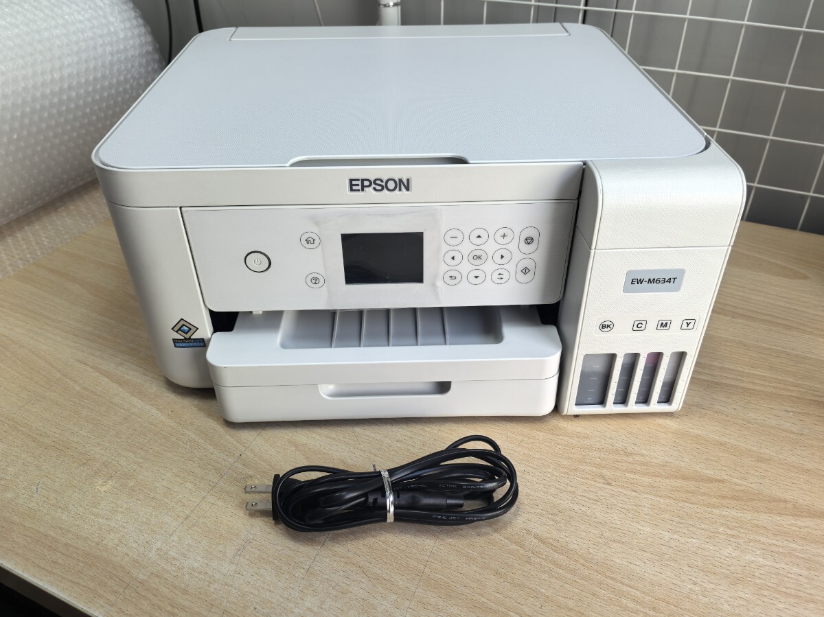 EPSON EW-M634T インクジェット複合機 エコタンク搭載　印刷OK　中古品　現状販売