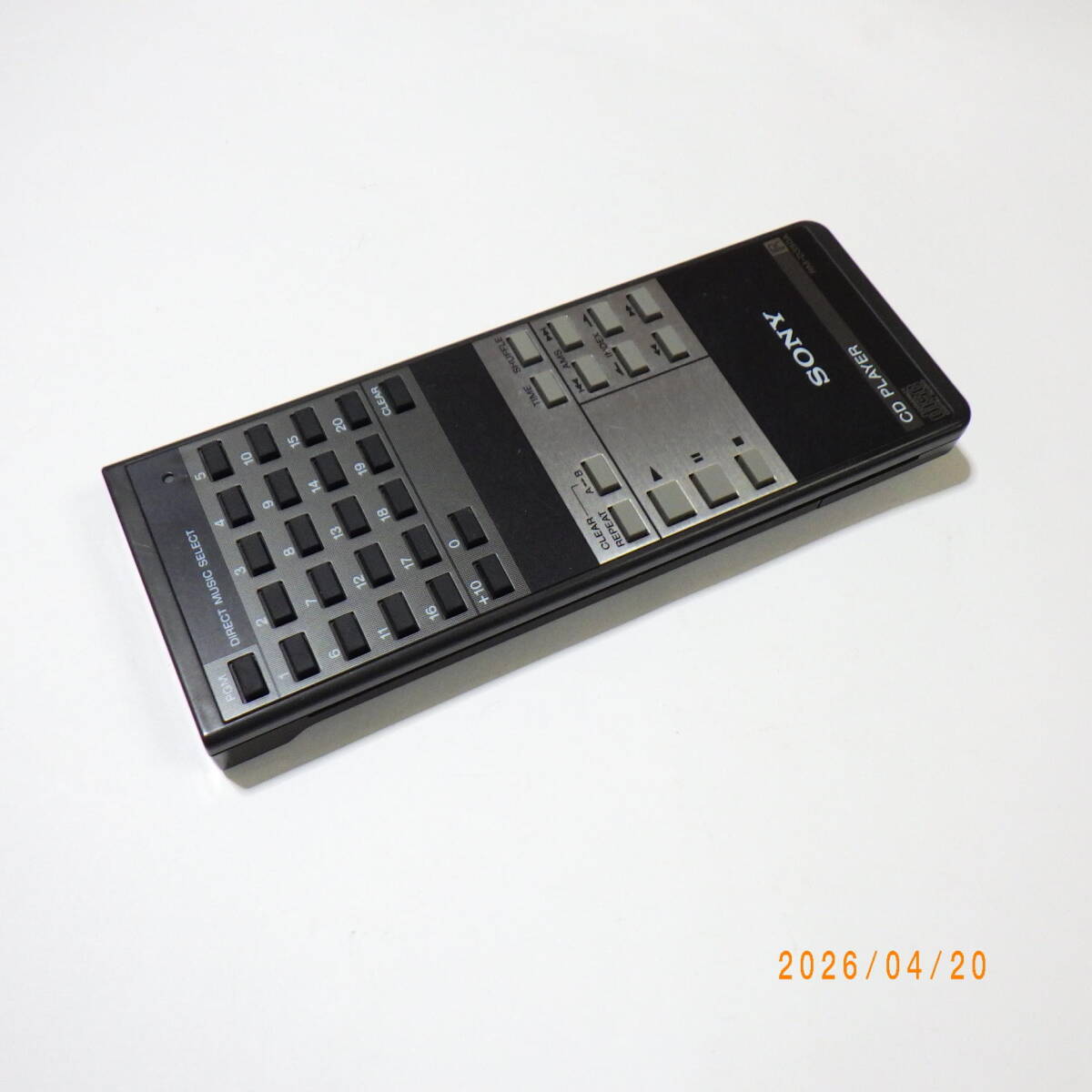 SONY CDP-222ES/CDP-710/CDP-510用リモコン CDプレーヤー用リモコン CDP-555ESAにも対応