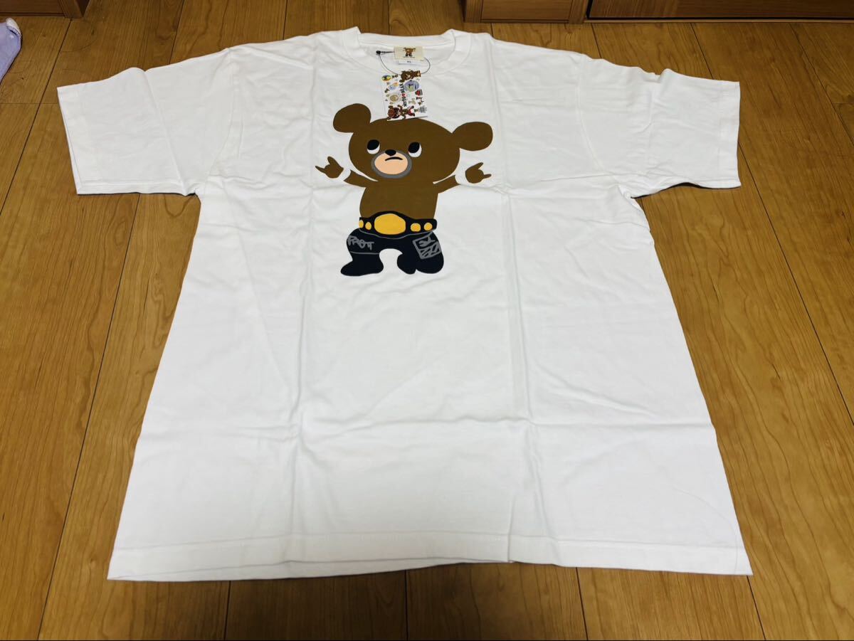 10 武藤ベアー Tシャツ 白 サイズXL 未使用品 保管品 Tシャツ 