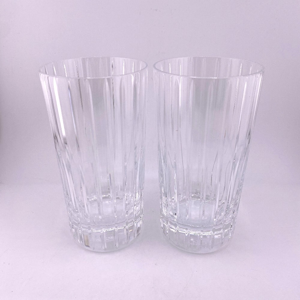 Baccarat バカラ ハイボールグラス ガラスコップ カップ 2客セット ペア まとめて ハーモニー ガラス グラス クリア ユニセックス