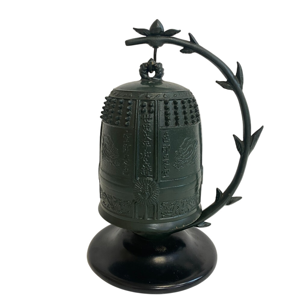 鈕鐘 吊鐘 銅鐸 銅器 喚鐘 世界大平和の鐘 半鐘 銅鐘 仏具 梵鐘 共箱 陶器 その他雑貨 深緑 ユニセックス