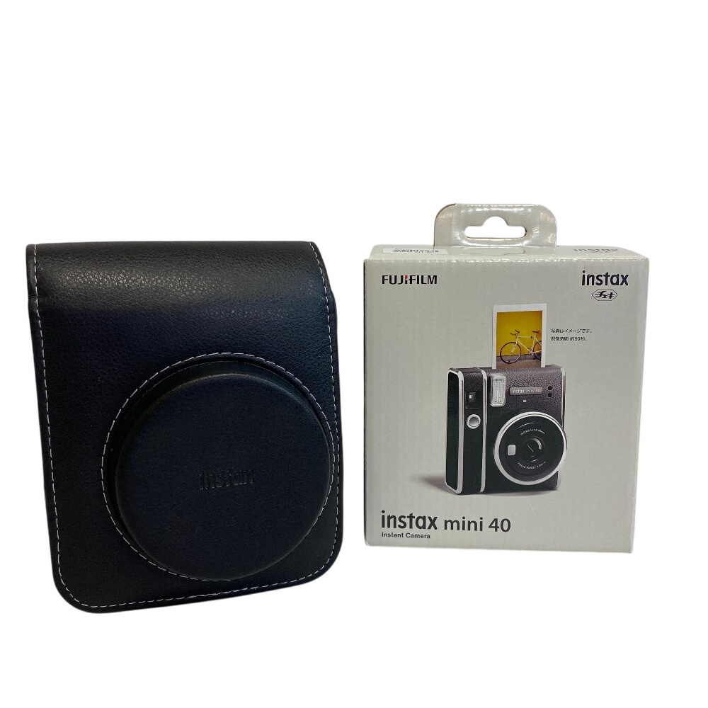 FUJIFILM 富士フィルム FUJIFILM インスタント チェキ レンズ60mm 撮影距離0.3〜∞ instax mini 40 プラスチック フィルムカメラ