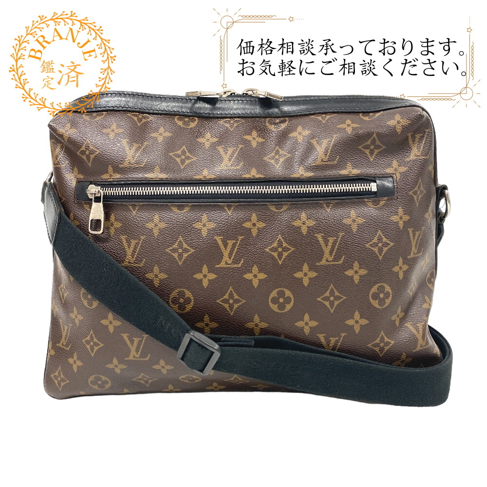 LOUIS VUITTON/ルイヴィトン ビトン M40387 トーレス モノグラムマカサー レザー ショルダーバッグ ブラウン ユニセックス ブランド