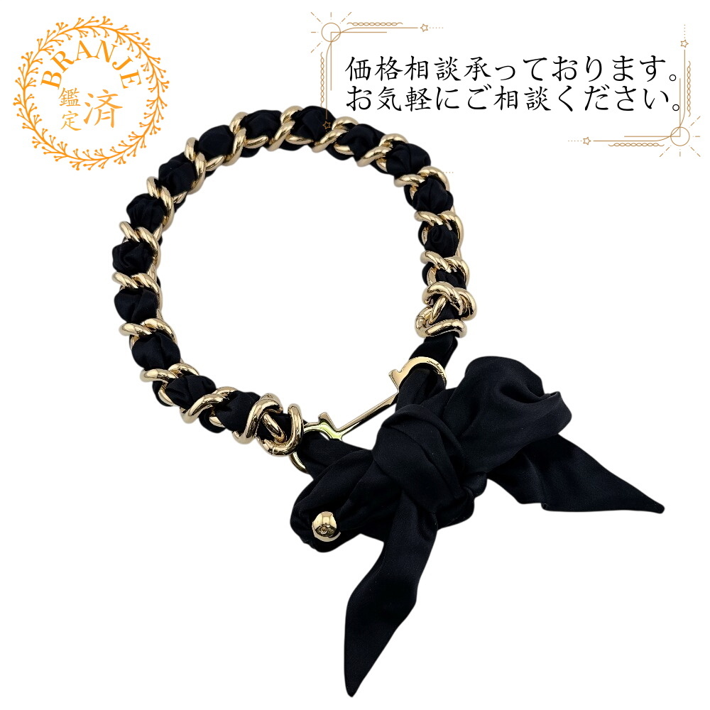 Salvatore Ferragamo サルヴァトーレフェラガモ ガンチーニ リボン チェーン レザー ベルト ゴールド レディース