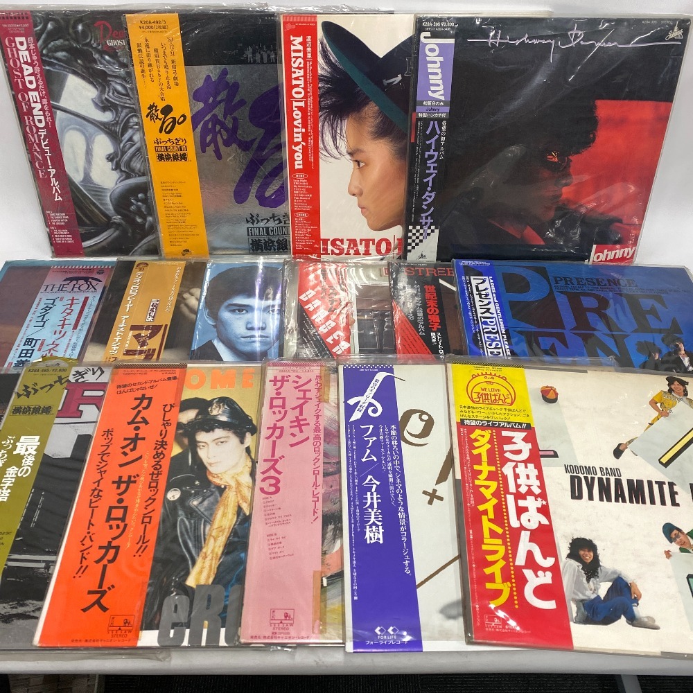 【1円】ザ ロッカーズ 今井美樹 44MAGNUM 横浜銀蝿 ゴダイゴ 渡辺美里 邦楽 レコード 大量 まとめて 計16枚セット ロック POPS 等 レコード
