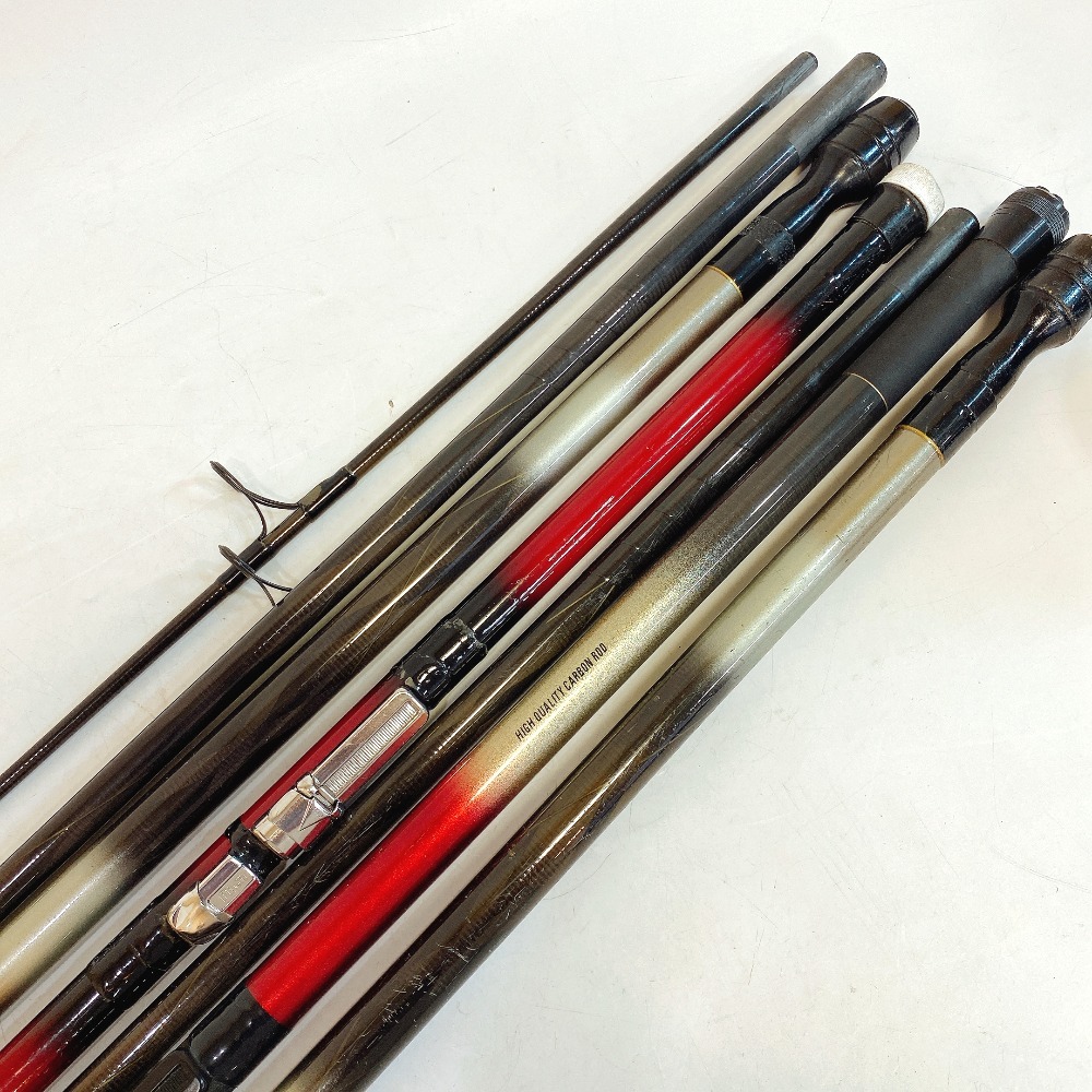 【1円】釣り竿 計4本 HIBIKI 響 投 420 釣竿 ROYAL SURF 390H 2本 Luminous F lux 450 投げ竿 釣り竿 竿 釣道具 釣具 フィッシング