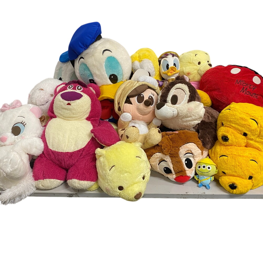 【1円】ディズニー ぬいぐるみ 16点 まとめて くまのプーさん ドナルド マリーちゃん チップとデール ロッツォ ミニー ぬいぐるみ キッズ