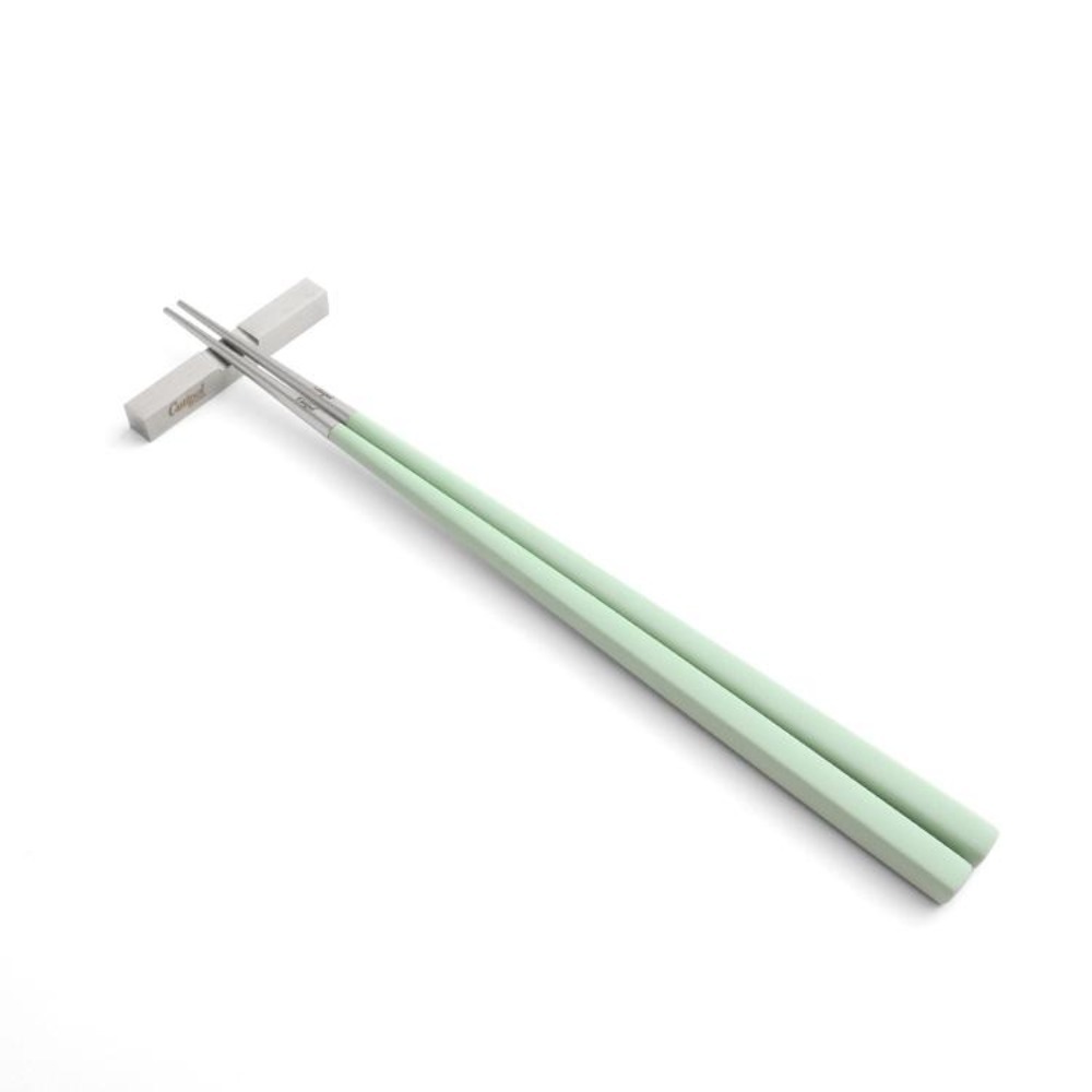 クチポール KUBE 箸＋箸置きセット セラドン KU39CE Cutipol カトラリー 箸セット ポルトガル製 北欧風 食器 ギフト