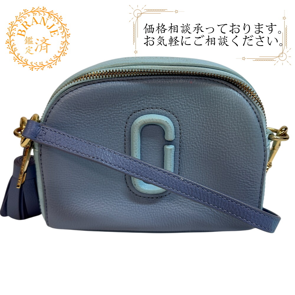 MARC JACOBS マークジェイコブス H112L01SP21 491 ハーフムーン フリンジチャーム付き スナップショット レザー ショルダーバッグ