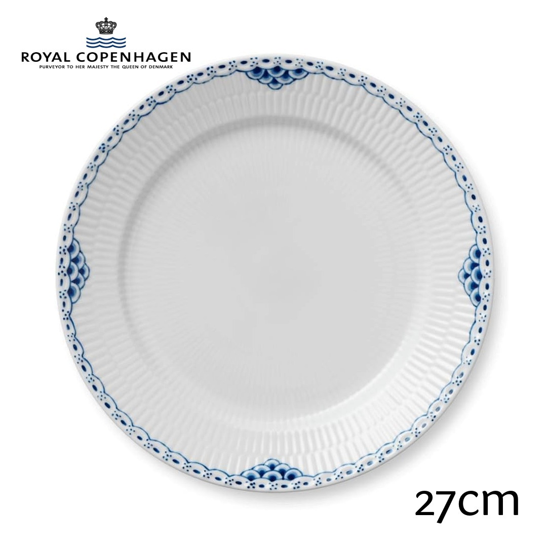 ロイヤルコペンハーゲン Royal Copenhagen プリンセス ブルー プレート フラット 27cm 1104627 1017273
