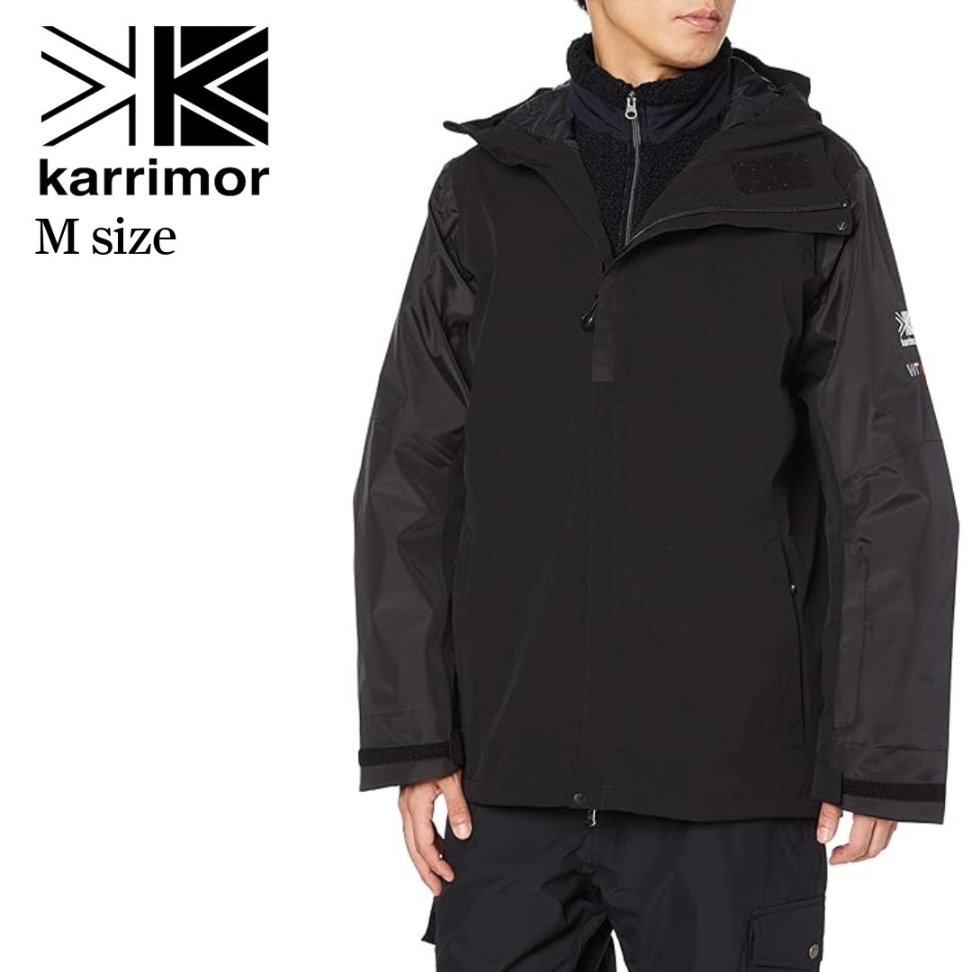 karrimor カリマー 101090 ジャケット 防水 透湿 メンズ アウトドア マウンテンパーカー防寒 ブラック 黒 カーキ Mサイズ