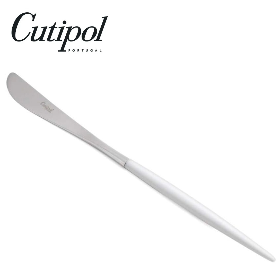 クチポール MIO ホワイト デザートナイフ MI06W Cutipol ミオ カトラリー ステンレス ナイフ ポルトガル製 おしゃれ 洋食器 カフェ 食器