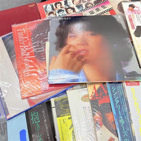 レコード おまとめ セット LP EP 全集 演歌 洋楽 ヒップホップ ラテン 松田聖子 近藤真彦 チェッカーズ たいやきくん 懐かしのあの頃 ②