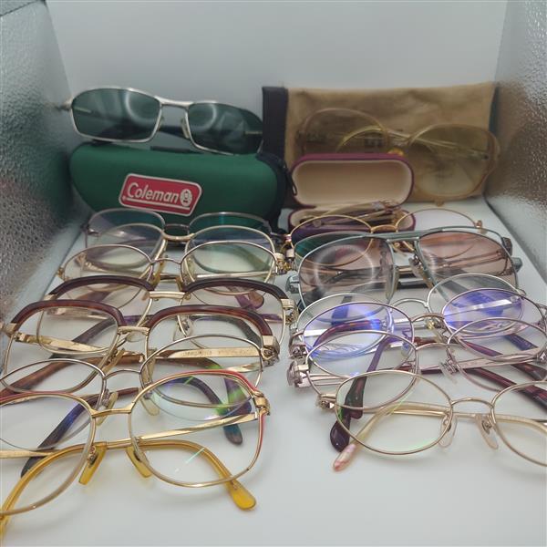 【お買い得商品】1円 サングラス 眼鏡 フレーム まとめ ジバンシー Nikon ニコン ゴールドカラー 12KGF 18K刻印 17点 当時物 コレクション