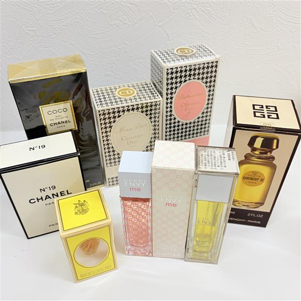 【注目商品！】香水 おまとめ CHANEL シャネル Dior ディオール GUCCI グッチ ジバンシィ ニナリッチ フレグランス 未開封品多数 8本セット