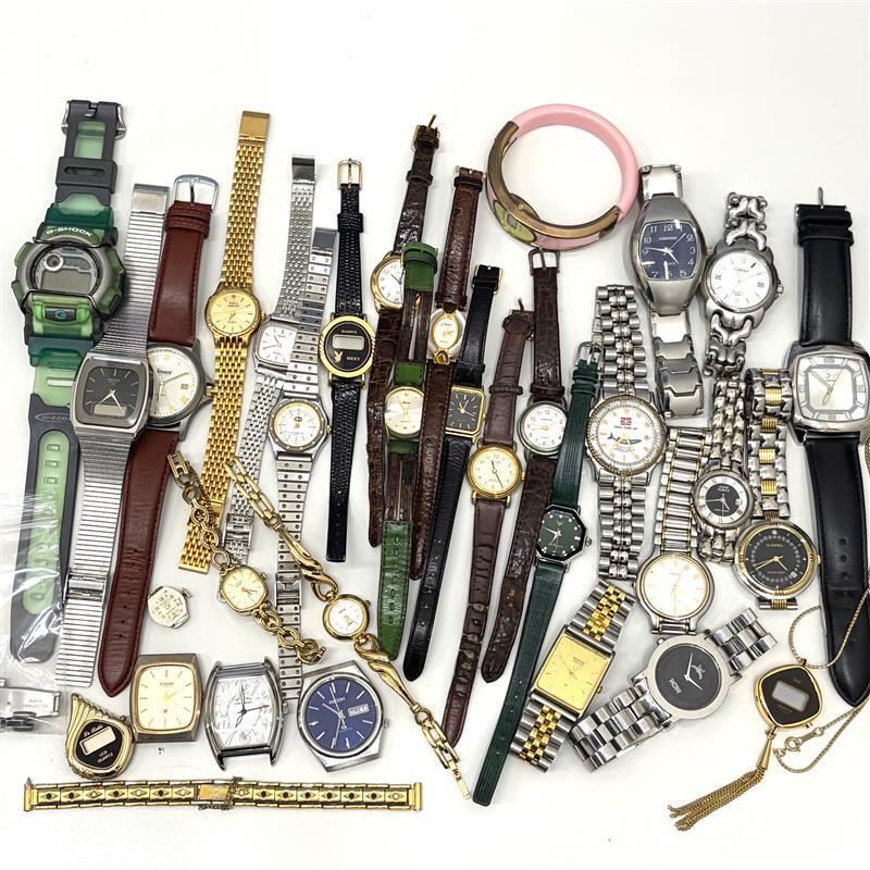 腕時計 メンズ レディース おまとめ SEIKO セイコー CITIZEN シチズン CASIO SWISS HAWAIIAN スイス・ハワイアン G-SHOSK ジャンク品 