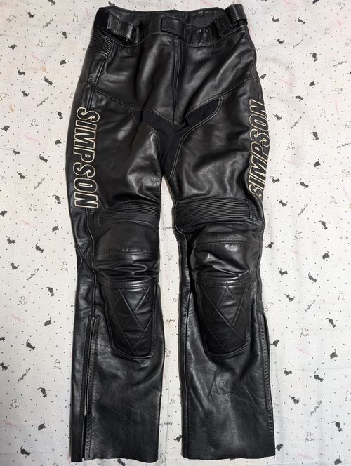 シンプソン レザーパンツ Lサイズ SIMPSON SLP-3111 牛革 本革