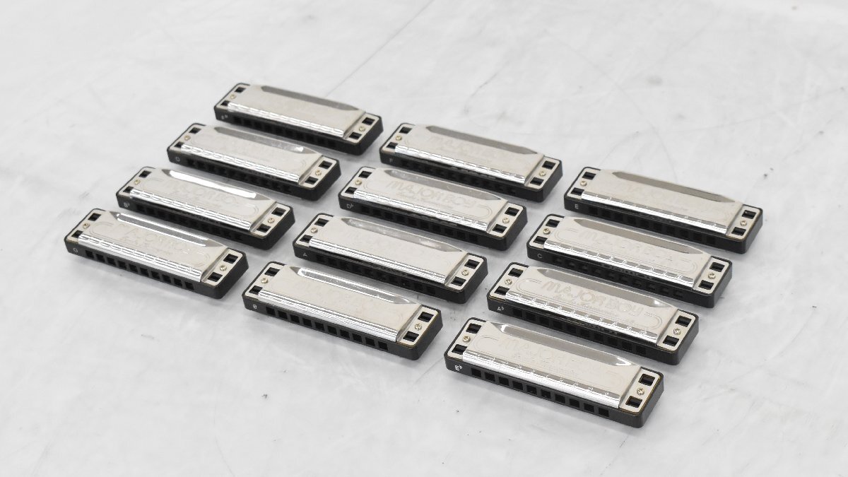 【 C 】4251 TOMBO ハーモニカ 12本まとめ トンボ 3221427