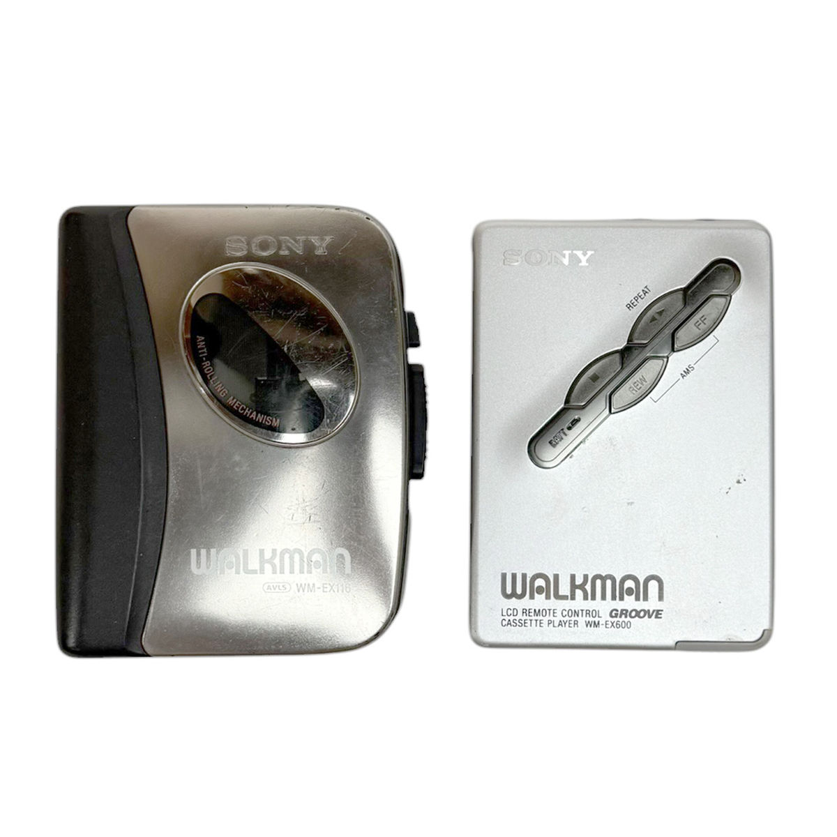 SONY WALKMAN ウォークマン 2個セット WM-EX116 / WMEX600 動作未確認ジャンク