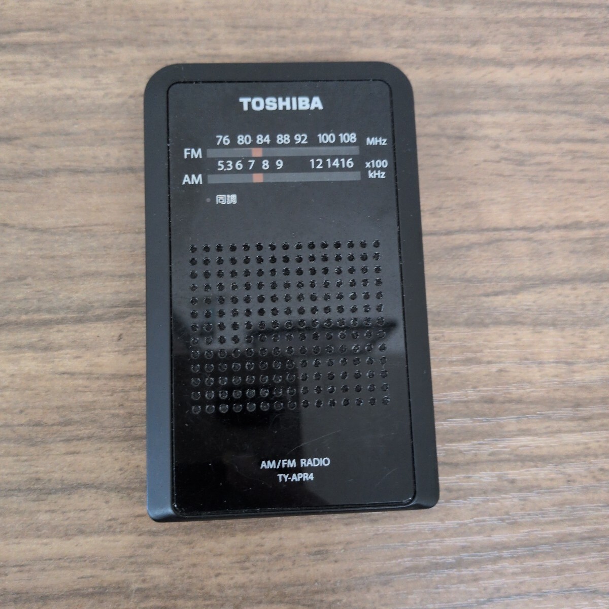 ★TOSHIBA★ AM FMラジオ★TY-APR4★ジャンク品★2019年製★コンパクトラジオ★引き取り可能★札幌★北海道★
