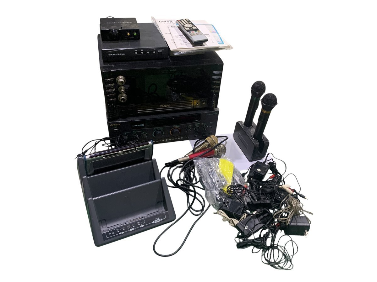 第一興商 DAM-XG 1000 ビクター MA-5 カラオケ オーディオテクニカ コードレスマイクセット