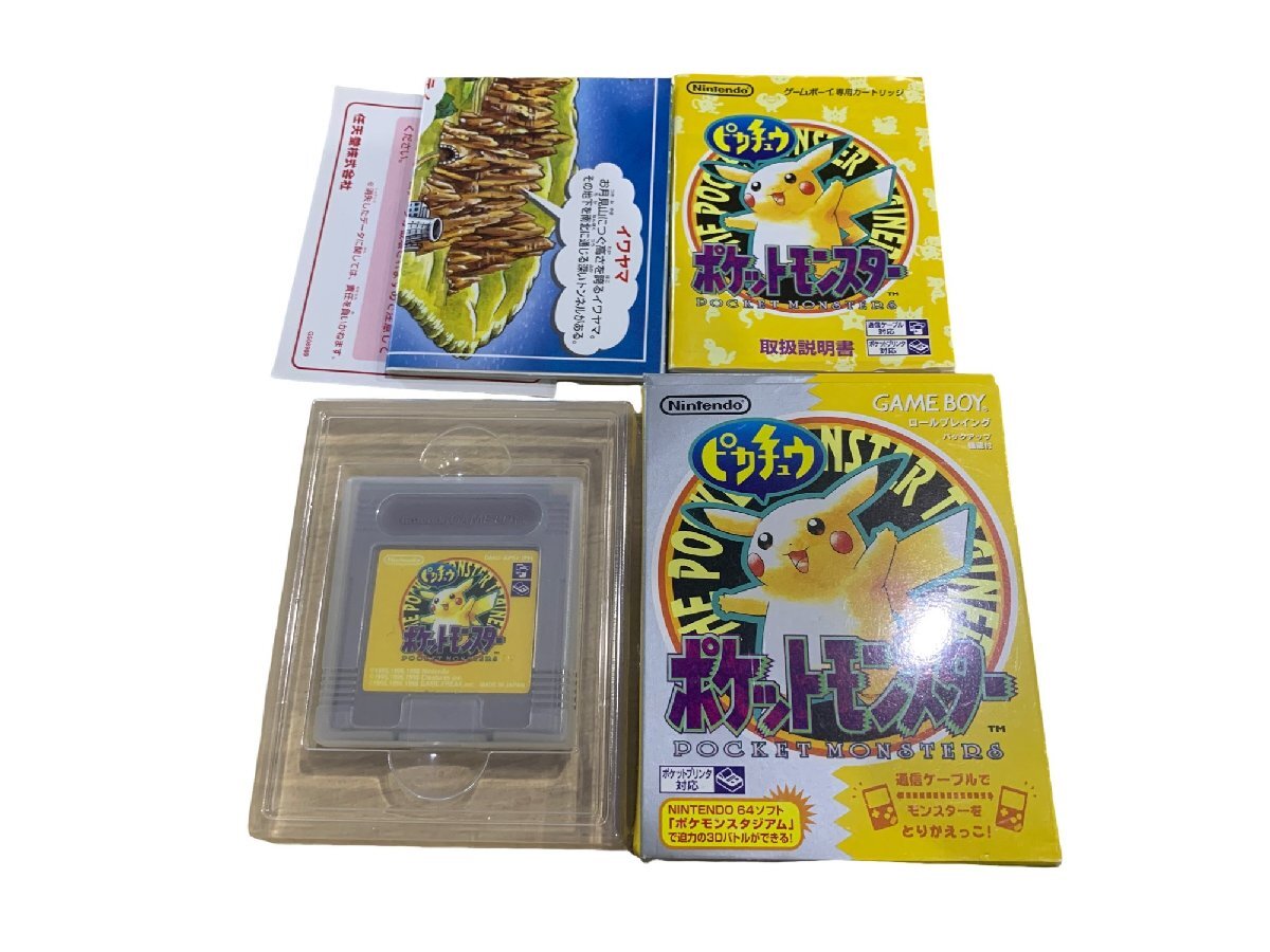 Nintendo GAME BOY ポケットモンスター ピカチュウ ソフト ゲーム ゲームソフト 箱付
