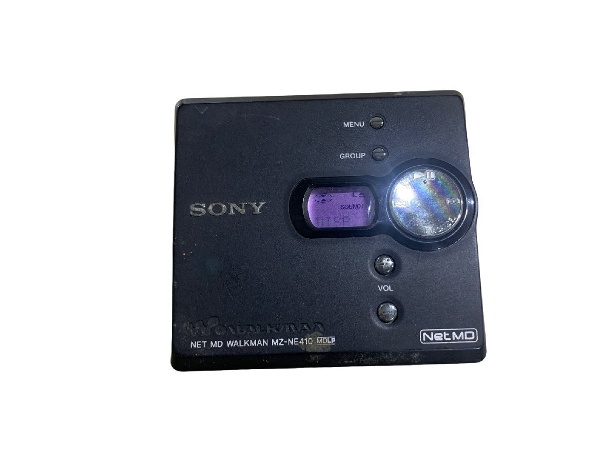 SONY ソニー M2-NE-410 NET MD WALKMAN ウォークマン ポータブル ブラック 通電確認済